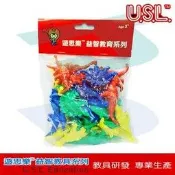USL遊思樂教具 恐龍模型 32pcs F1001E01 認知模型【小瓶子的雜貨小舖】