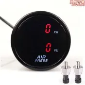 【可開發票】新款2寸數顯PSI 汽車改裝液晶儀表 氣壓表 氣動避震壓力表
