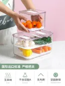 協貿國際日用品生活3館 廚房冰箱置儲物盒整理收納套裝冷凍雪柜瀝水蔬菜保鮮神器抽屜式