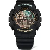 大高雄鐘錶城 CASIO 卡西歐 G-SHOCK 鏽鐵意象手錶 耐衝擊構造 雙顯 GA-100RC-1A 51.2mm｜樂天領券現折★全館特惠中★指定刷卡回饋10%