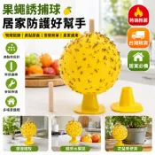 隔日達🚀果蠅誘捕球 果蠅誘捕器 黏蟲球 飛蟲黏捕器 黏蟲器 飛蟲捕捉器 廚房果蠅 植栽飛蟲 花盆黏蟲