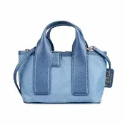 【FURLA 芙拉】FURLA Opportunity 托特包斜背包(迷你/淺藍)