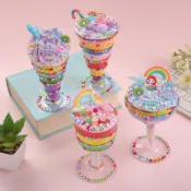 🎉可開發票丨🔥仿真奶油膠 冰淇淋杯 兒童DIY 手工製作 超輕粘土 甜筒材料包 生日禮物