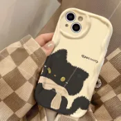 貓咪手機殼 OPPO A6s 5G Reno 15 Pro Max保護殼 A6X 15F A5防摔殼氣囊波浪邊全包