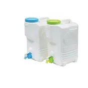 【生活King】太平洋生活水箱-20L/儲水桶/蓄水桶/分裝桶/取水桶 附水龍頭(2入組)