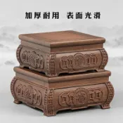 實木佛像擺件 壽山石茶壺 古玩玉器 玉璽底座 木頭底座 神明底座 葫蘆擺件 工藝品盆景花瓶