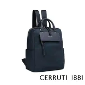Cerruti 1881 限量2折 義大利 頂級 後背包 全新專櫃 展示品(深藍色 CEZA06436N)