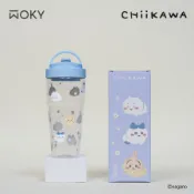 WOKY沃廚X吉伊卡哇聯名款 純透渾圓杯ECOZEN®/ 800ml/ 小花款/蘇打 eslite誠品
