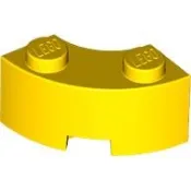 磚家 LEGO 樂高 黃色 Brick Round Corner 2x2 圓弧磚 轉角磚 85080