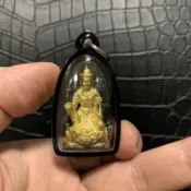 HANUMAN泰國佛牌 瓦瑪哈踏  2550 巨富幸運 澤度金天神 立尊（侖他威籌波嘎薩）（獨立編號）