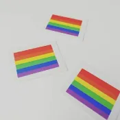 MINI LIFE X LGBT Rainbow Life 六色彩虹紋身貼紙/刺青貼紙(小)