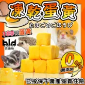【100%蛋黃X高營養】凍乾蛋黃 (小寵皆可食用) 寵物零食 台灣製 寵物凍乾 倉鼠零食 天然卵磷脂 小寵零食 另售3g