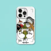 犀牛盾 適用iPhone SolidX(MagSafe兼容)強化吸震緩衝防摔磁吸手機殼∣姆明Moomin/誰沒看鏡頭？