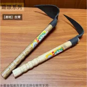 ::菁品工坊::木柄 樹葉型 小山貓 田庄人 台灣製造 手鍬 石扒 山毛 園藝 鋤草 鋤頭 尖鋤頭 尖口掘仔