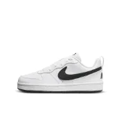 NIKE COURT BOROUGH LOW GS 黑白 經典 皮革 休閒鞋 女生尺寸 大童鞋【DV5456-104】