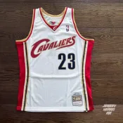 (店+)Lebron James LBJ 騎士 新人白 M&N HWC Swingman 球迷版 NBA 球衣