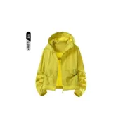 (店+)防曬外套抗uv防紫外線UPF50+冰絲材質涼感透氣夏天釣魚遮陽防水透氣防風外套男款大尺碼灰色立領軟殼飛行外套運動薄外套