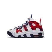 (店+)【NIKE 耐吉】CZ7885-100 Nike Air More Uptempo 蛇紋迷彩 皮蓬 舒適百搭 中幫 兒童籃球鞋 白紅 男女同款 nike男鞋 男運動鞋 nike童鞋 大童運動鞋 小童運動鞋 nike女鞋 運動鞋女 休閒鞋