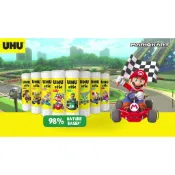 德國 UHU 瑪莉歐賽車MARIOKART 安全無毒口紅膠 8.2g 小容量(UHU-002)圖案隨機出貨