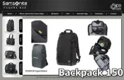 數位小兔 Samsonite 新秀麗 Backpack 150 後背 相機包 背包 Fastpack 200 D3100 D7000 60D 600D 1100D K-r K-5 K5