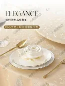宜家二居 口布酒店專用餐巾布折花圍脖子擦杯子高級感西餐紅色白色飯店餐廳