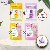 MASKER BIOAQUA 10PCS RETINOL Muka Wajah VIT E Vitamin C ORI