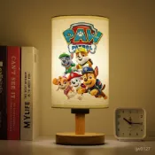 定製汪汪隊兒 ~童臥室床頭小夜燈暖光護眼學生學習閱讀卡通桌麵臺燈 QYMO