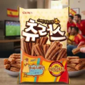 Crown 西班牙點心棒 84g 吉拿棒 甜點餅乾 進口零食 辦公室下午茶 卡滋酥脆 追劇【小三美日】DS002808