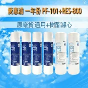 Everpure 愛惠浦 pf101 PF-101 res800 cto100 通用樹酯活性碳濾心 一年份組合PF105
