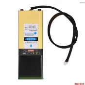 雕刻機配件 鋁合金雷射頭模組 金黃色 450nm 80W（固定焦距）