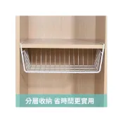 (店+)宿舍免安裝懸掛式鐵藝置物架掛籃衣櫃收納櫥櫃門內側收納隔板分層