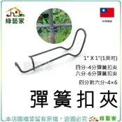 【綠藝家】彈簧扣夾(台灣製熱鍍鋅彈簧夾.錏管固定夾)4分｜6分｜4對6｜1英吋｜彈簧扣夾 搭建網室 防蟲網