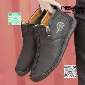 【限量供應】【貨免運】8h出貨丶皮鞋 皮鞋 無鞋帶拉鏈休閒皮鞋 鞋 29分大碼紳士鞋 港風復古皮鞋 汼津皮鞋