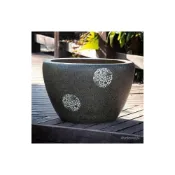 (店+)陶瓷缸 金魚盆 睡蓮碗 蓮烏龜陽臺風水庭院大缸 深缸 水缸 荷花盆 魚缸