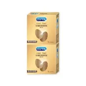【Durex 杜蕾斯】真觸感裝衛生套2盒(共6入 保險套/衛生套/安全套/避孕套/避孕/大尺寸)