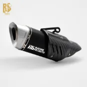 RS原創通用摩托改裝排氣管國產天蠍款K10 51mm尾段450sr 忍者400