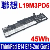 筆電達人 LENOVO 聯想 L19M3PD5 電池 L19C3PD5 L19D3PD5 L19L3PD5 ThinkPad E14-2nd Gen2 E15-2nd Gen2