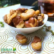 EMMA 易買健康堅果零嘴坊 蒜味蠶豆酥 300g 蓮花豆 田豆酥 經典古早味零食首選 易買健康