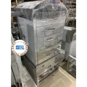 鼎泓冷凍餐飲設備【全新現貨】MPC-5V 五層蒸床 (自動進水) 五層加厚蒸籠層架 #溫度顯示器#液化氣接 #不鏽鋼握把