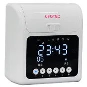 【UFOTEC】官方直營 S3 六欄位點矩陣雙色液晶款微電腦打卡鐘(附2入色帶+50張卡片)