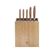 【ZWILLING 德國雙人】FOUR STAR 50週年紀念款 磁吸式木製刀座6件組(德國雙人牌集團官方直營)