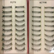 (店+)BUTY COLOR 手工假睫毛 假睫毛 軟梗假睫毛 711短 712 728 720 假睫毛
