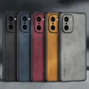 適用於 OnePlus 15R / Ace 6T 豪華商務復古皮革軟橡膠 TPU 外殼保護套