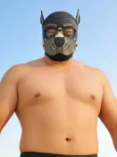 島嶼好物 【可打統編 公司貨】男士三色成人精緻趣味人形犬小狗頭套全臉頭套面具趣味玩具道具