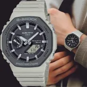 【CASIO 卡西歐】G-SHOCK 八角太陽能電力智慧藍牙手錶 送禮 禮物 推薦(GA-B2100LUU-5A)