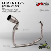 Benelli Tnt 125 Tnt 135 摩托車全系統排氣管 Tnt 125 135 摩托車排氣前管連接原裝消音器