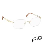 Flair Das Original 德國芙萊爾 雙線鑲鑽無框光學眼鏡(FR9140-300)