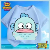  ☀️夏日童裝☀️小丑魚新款夏季男女小中兒童短袖衣服圓領休閒t恤寬鬆上衣