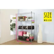 (店+)超荷重型 90x60x180CM 鐵力士加深四層鍍鉻層架 R-DA-SH102 波浪架 鐵架 鐵力士架