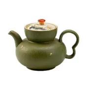 【茶藝收藏臻選】冠品茶具茶壺蓋壺承小青柑手繪仿古金竹合集聽風碗茶杯主人杯手工功夫茶具 中式茶具 日式茶具 茶藝用具
